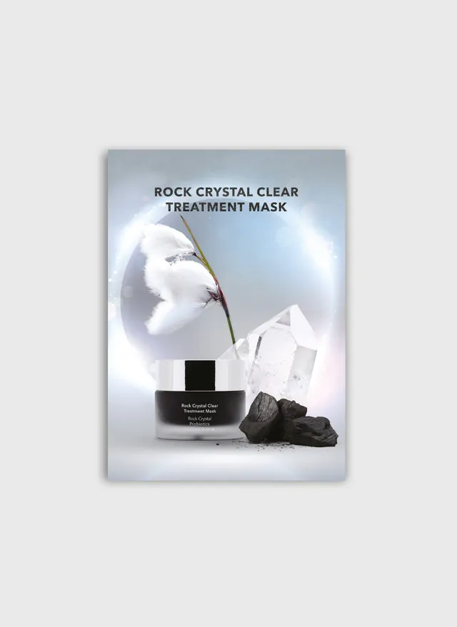 M Picaut Rock Crystal Clear Treatment Mask vykort 10-pk
