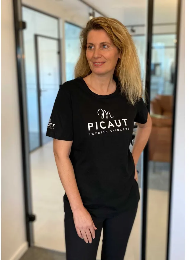 M Picaut T-skjorte med logo svart