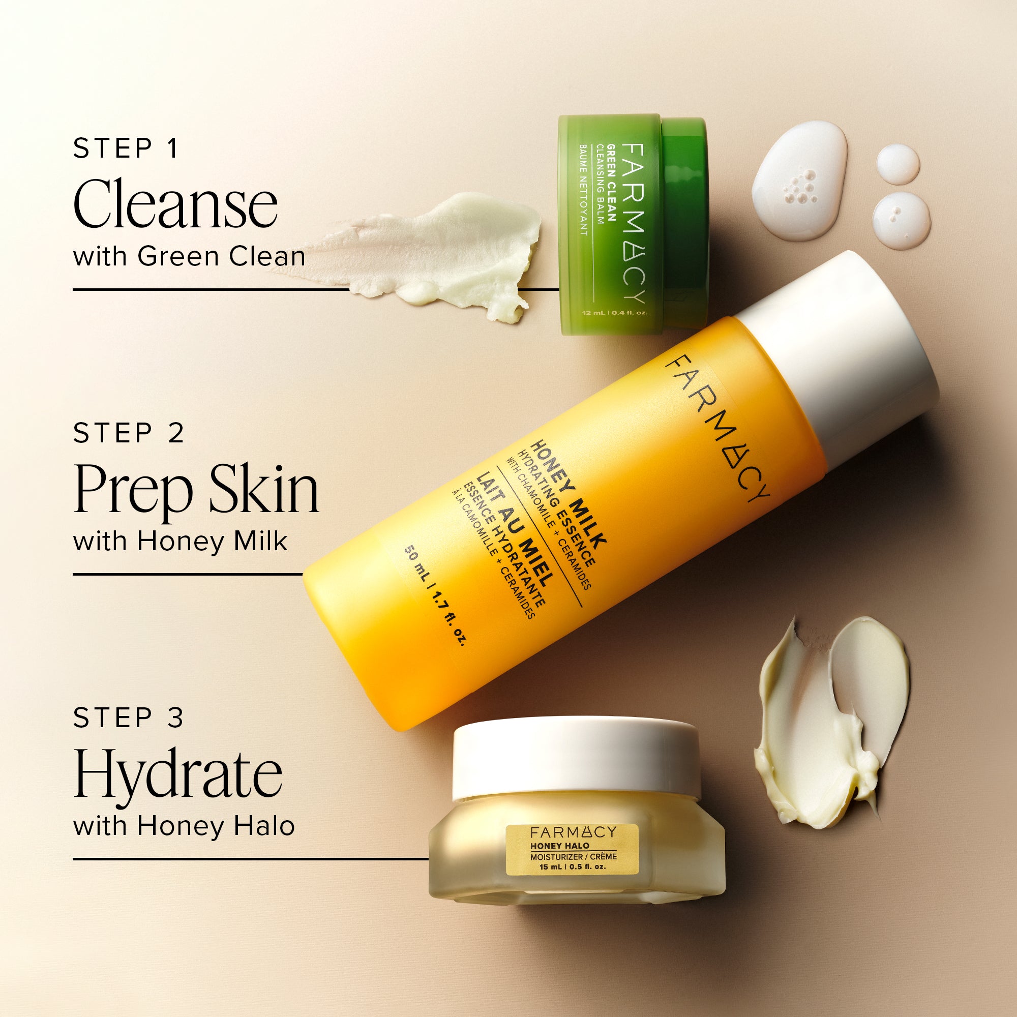 Farmacy Honey Barrier Kit hudpleiesett Gift Set honning