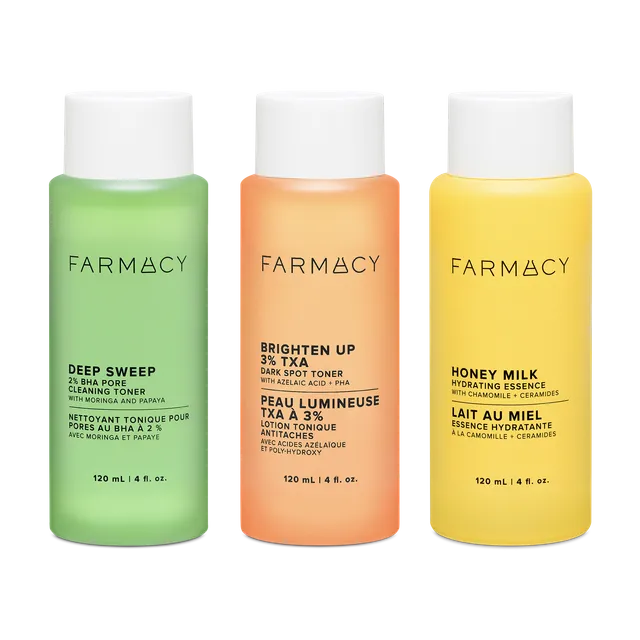 Farmacy Liquid Glow Trio glødsett gavesett glatt glød